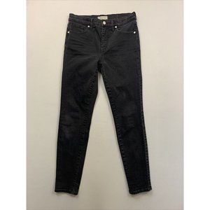Madewell Women's Black 9" High Rise Skinny Fit Jns